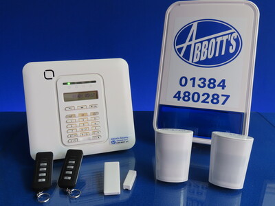 Wireless burglar alarm system
