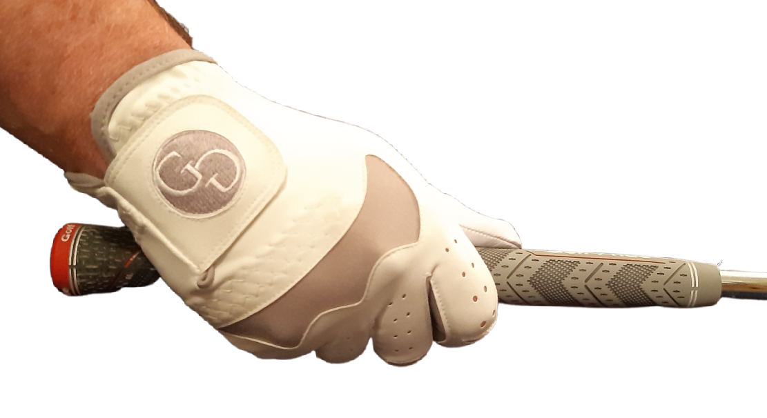 Mens Hybrid Colour Gloves with Embroidered Logo (Right Hand for a Left