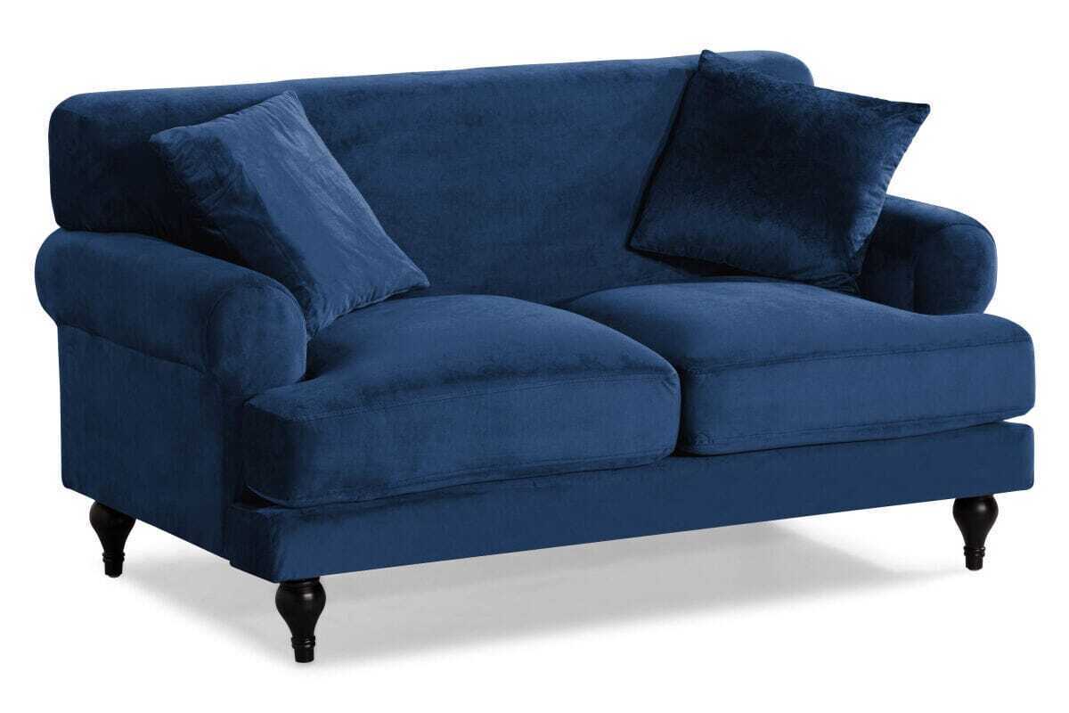 ALLEGRA 2 SEATER IN MARINE VELOUR ID Sofas Midlands Ltd Sofa