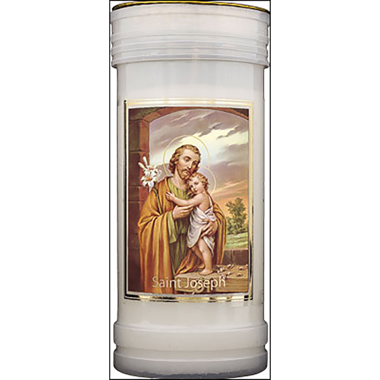 Saint Joseph Pillar Candle UK