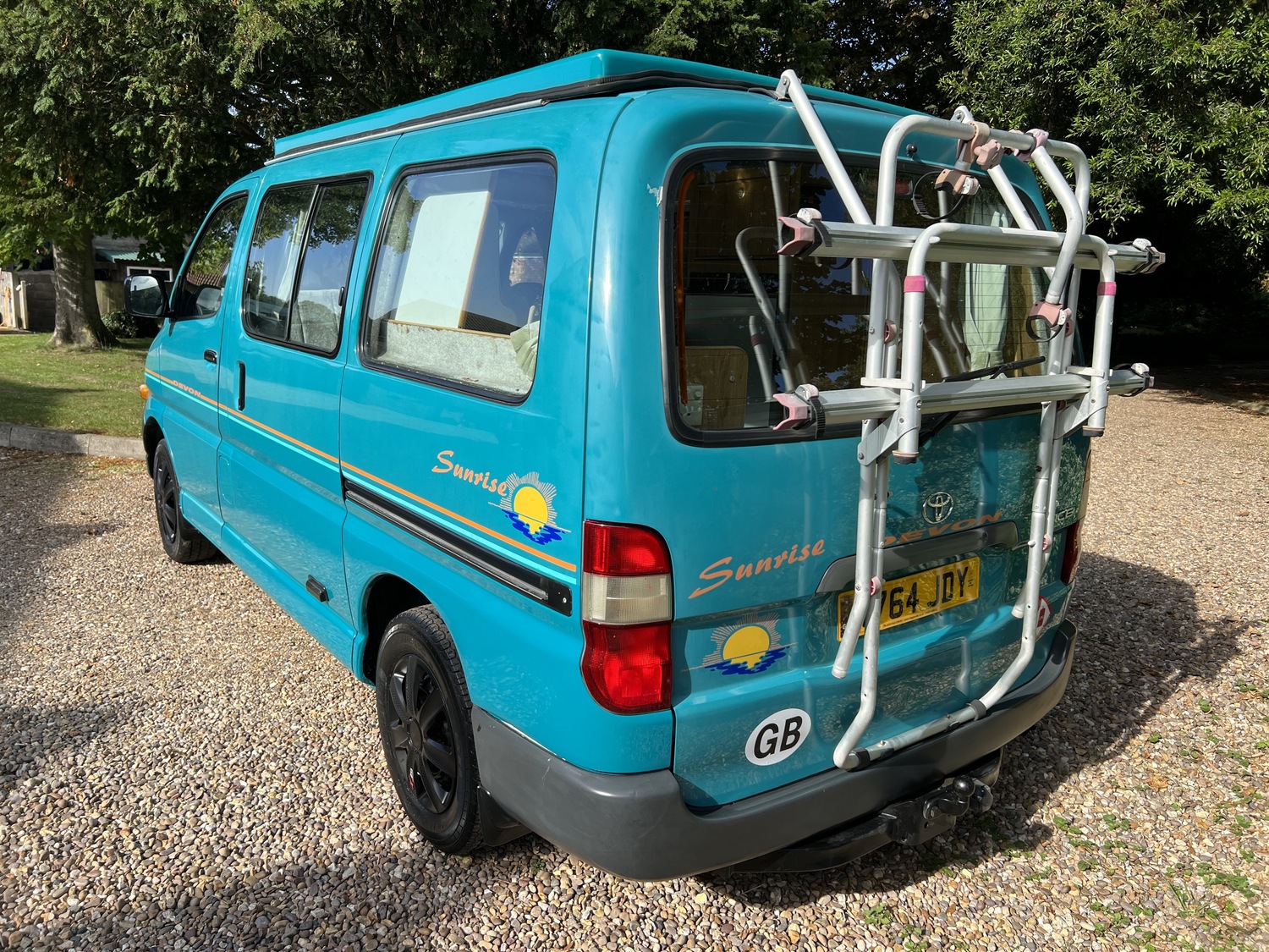 Devon Sunrise Toyota Hiace 2000 model Camper Van 2 Berth 2.4TD Heating ...