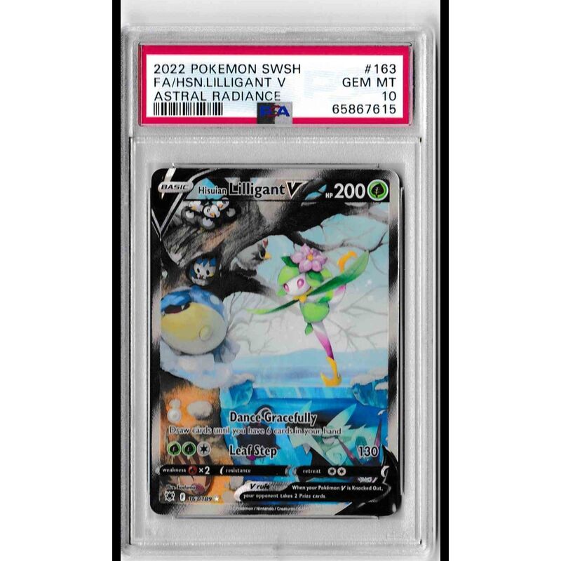 Pokemon Sword and Shield Astral Radiance 163 Full Art/Hisuian Lilligant