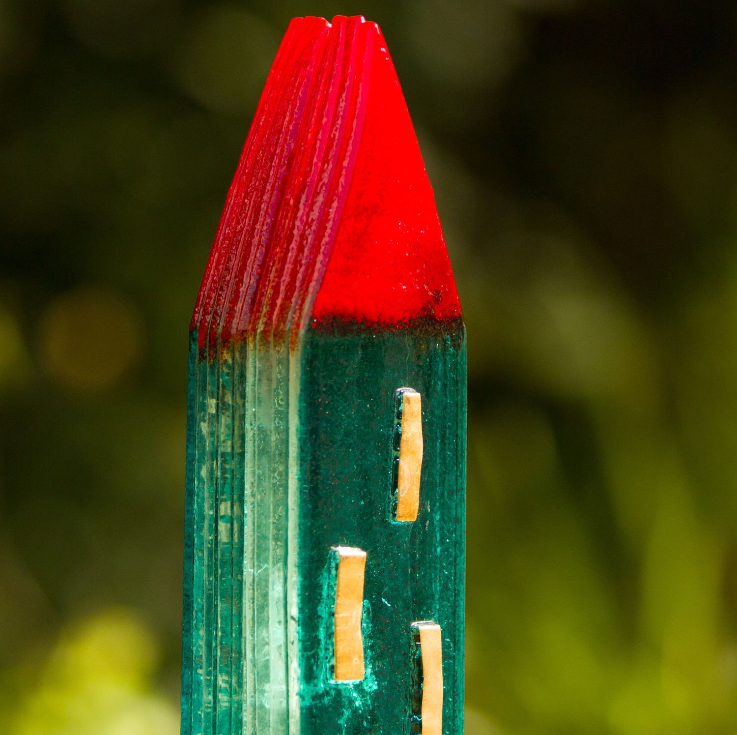 Emerald Fused Glass House Hard To Resist Handmade Fused Glass