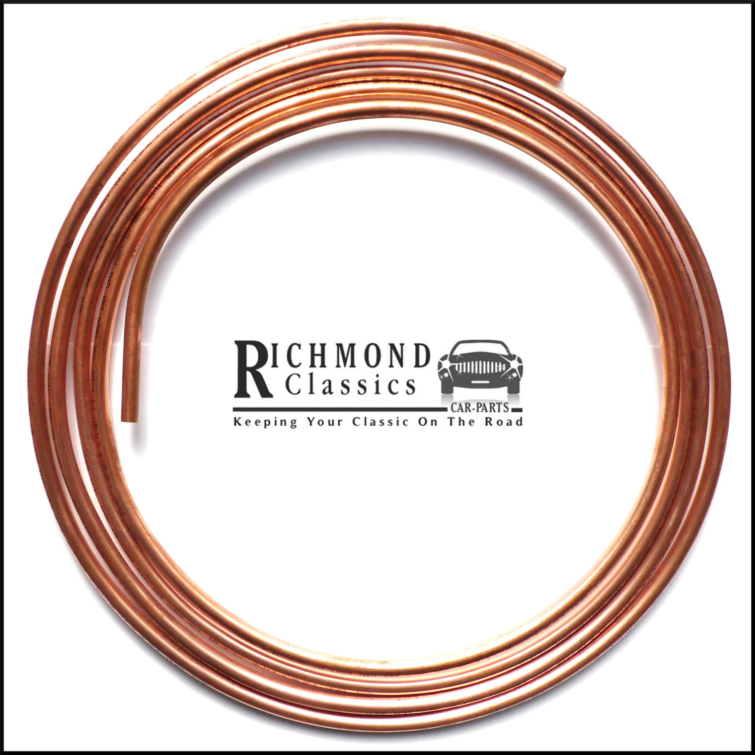 Classic Mini 6mm Diameter 1/4" Copper Fuel Line / Pipe Richmond