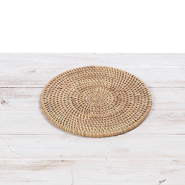 Rattan Round Placemat /Tablemat Dia 23cm URU Home Ratten Baskets